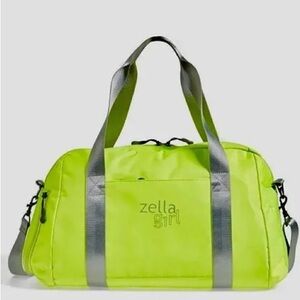 Zella Girl Neon Green Duffel Bag
